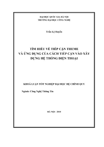 Khóa luận Tìm hiểu về tiếp cận theme và ứng dụng của cách tiếp cận vào xây dựng hệ thống điện thoại